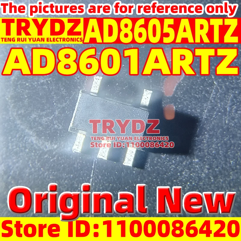 20-3pcs Original New AD8605ARTZ-REEL7 AD8601ARTZ SOT23-5 For CMOS rail to rail operational amplifier chip
