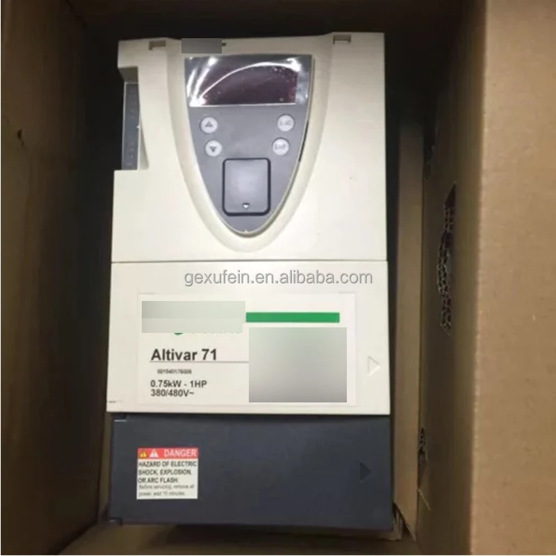 Brand New and Original ATV71H075N4Z Variable Speed Drive ATV71 0.75kW 1 380 to 480V 43dB EMC Filter Without Graphic Terminal