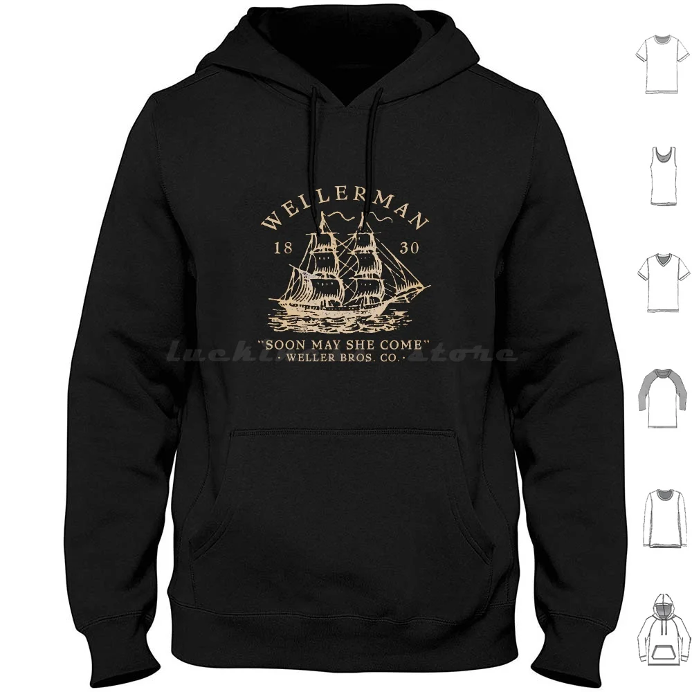 Wellerman-Sea Shanty Tribute Hoodie cotton Long Sleeve Wellerman Sea Shanties Sea Shanty Ship