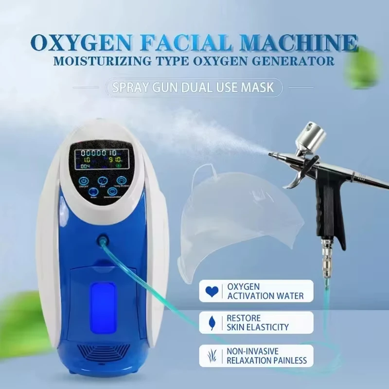 Newest Korea O2 To Derm Water 98% Oxygen Jet O2derm Oxygen Facial Mask Dome Oxygen Infusion O2toderm Dome Machine