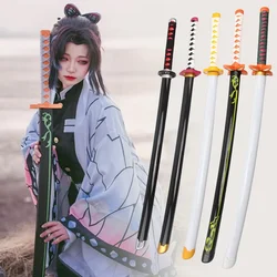 Shinobu Demon Slayer Katana Anime Kimetsu No Yaiba Cosplay Prop Sword Ninja Knife Real Japanese Katana Samurai Sabre Kid Toy