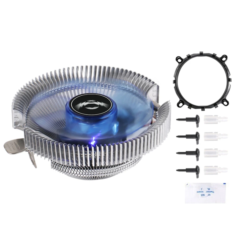 

Computer host CPU cooler fan suitable for installing LGA775 1150 1151 1155 1156 1200 Convenient safe and reliable installati