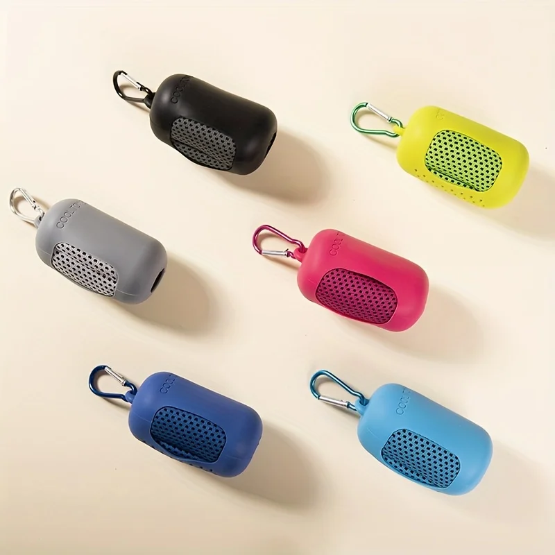 1 Quick-drying sports towel, ultra-light and breathable towel - 100% polyester knit fabric, breathable rectangular cooling towel