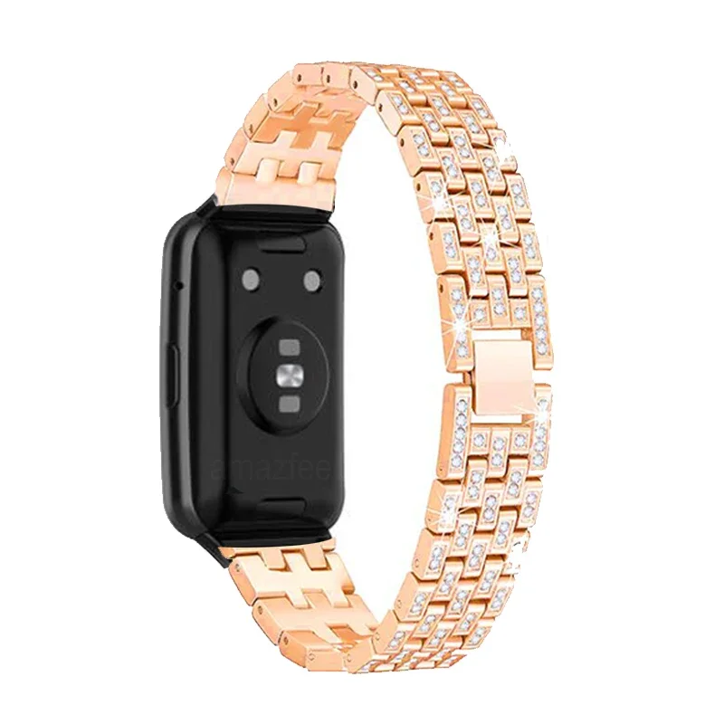 Vòng Đeo Tay Cho Đồng Hồ Huawei Fit/Phù Hợp Với 2 Dây Đeo Đờ Mi Kim Cương Kim Loại Đồng Hồ Đeo Tay Ban Nhạc Cho Đồng Hồ Huawei Watch Phù Hợp Với 2 Dây Đeo Đồng Hồ