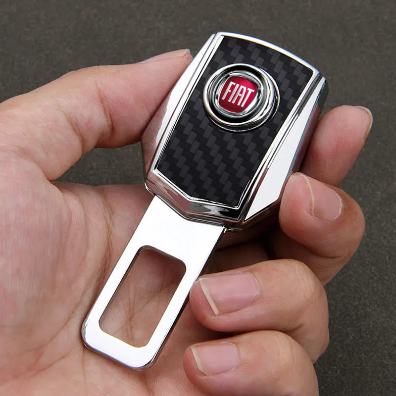 Auto Cintura di Sicurezza Clip Extender Blocco di Sicurezza Fibbia Spina di Inserto Spesso Presa Per FIAT 500 500C 2012 500X 500L Fiat Accessori Auto