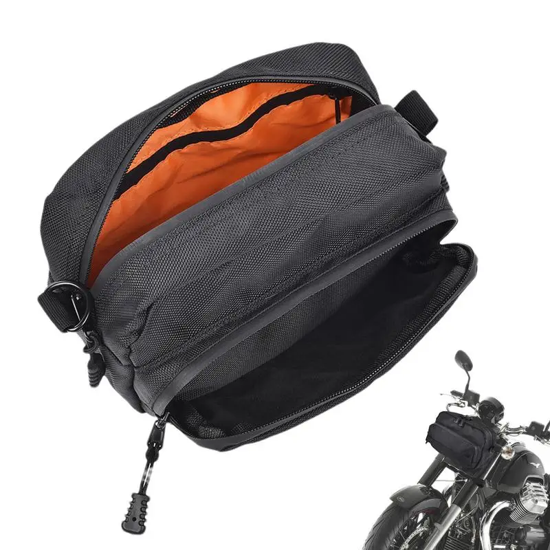 Motorcycle Handlebar Bag  Waterproof Motorcycle Saddle Bag motorbike handle pouch bike Fork Crash Bar Bag moto cross organizer