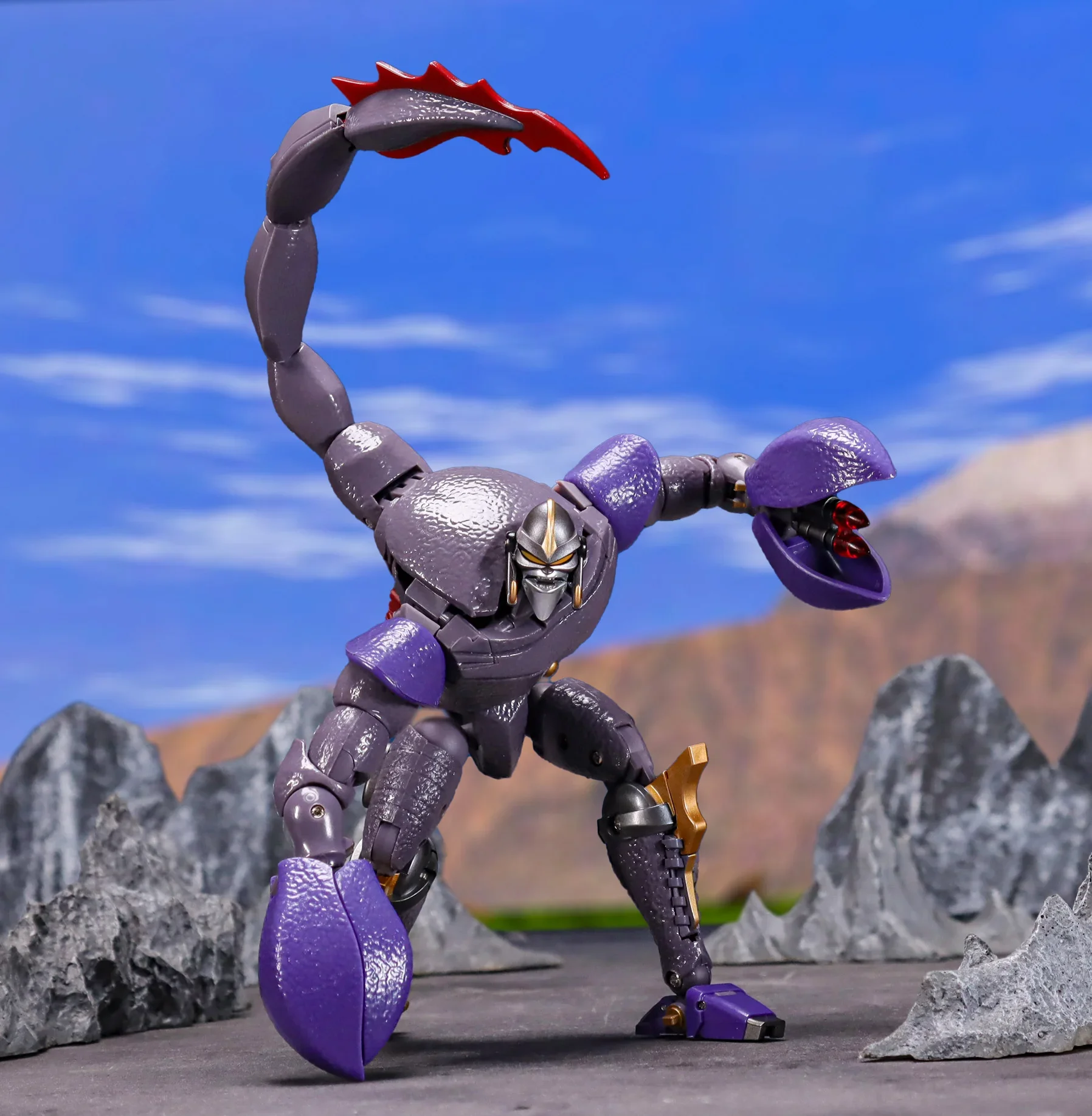 [สต็อก] หุ่นยนต์ของเล่น Transformation RT-D01 Lord Venatagon 16.2 ซม.Beast Wars Mini Pocket Action Figure