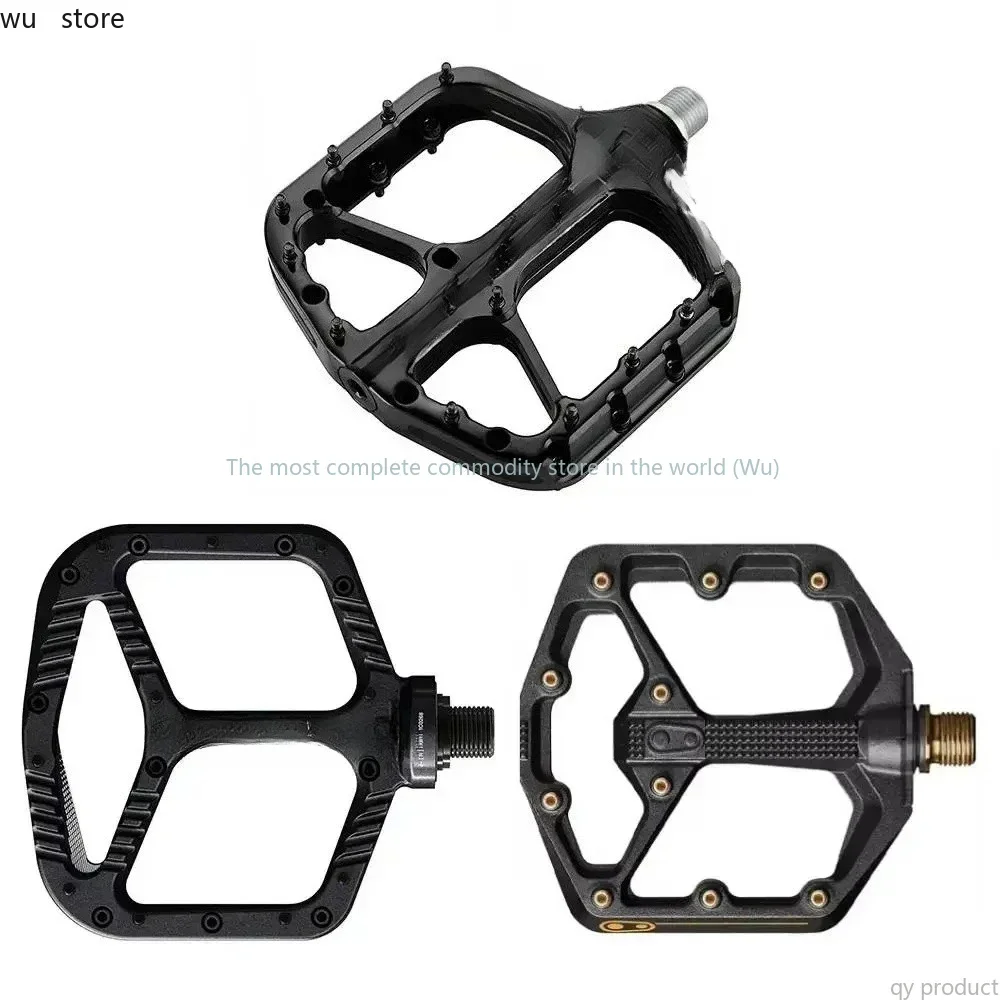 

Composite & Titanium Flat Pedals - BMX/MTB Fit, Anti-Slip, Lightweight Bicycle Pedals