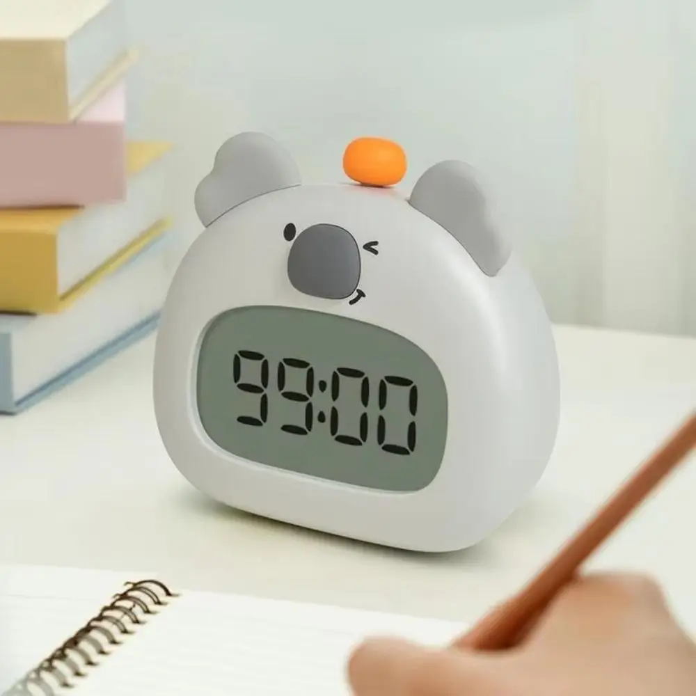 

Creative Capybara LED Alarm Clock 3 Set Alarms Night Light Mini Cartoon Alarm Clock Portable Cute Animal Koala Alarm Timer