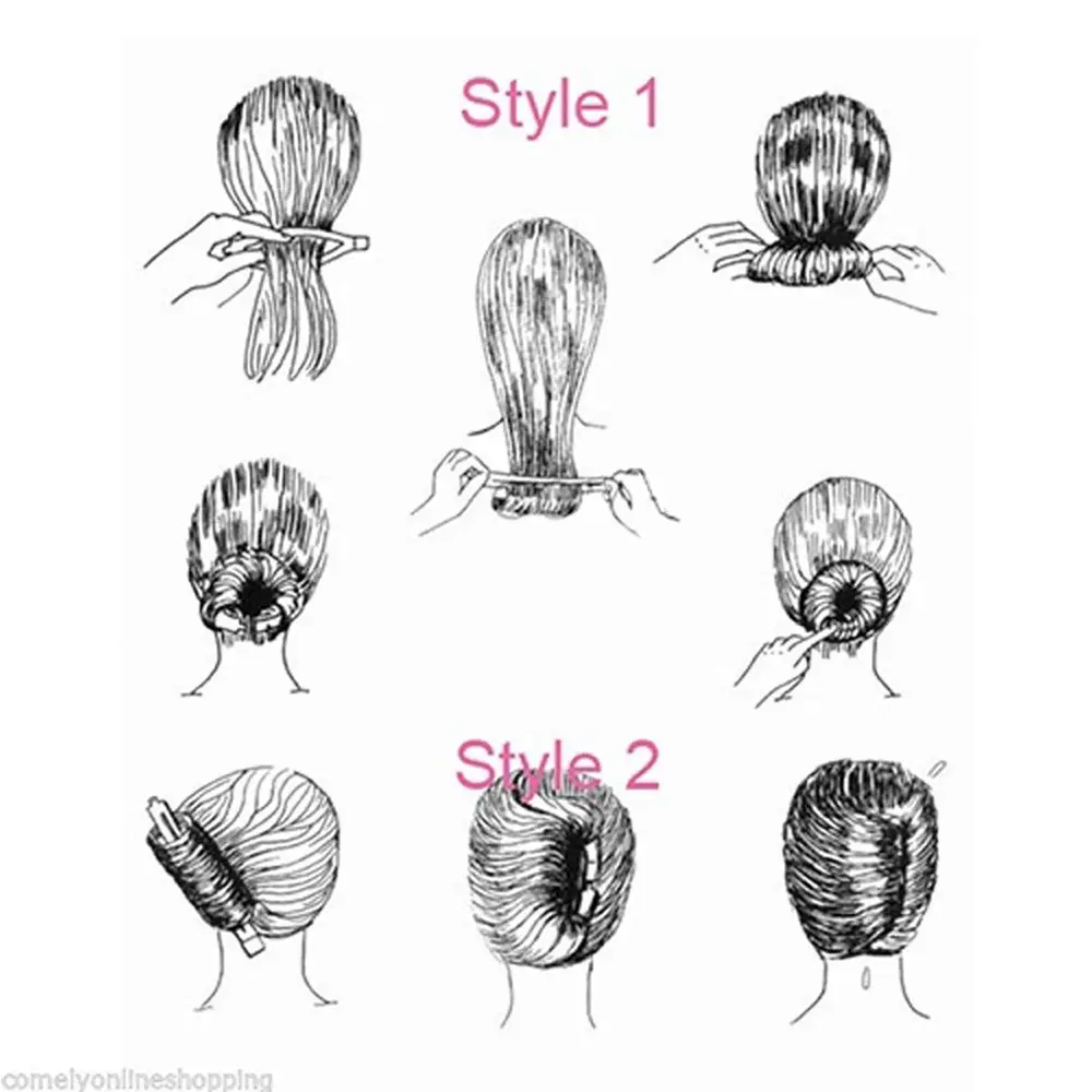 

Updo для укладки волос DIY формальный французский твист пончик булочка зажим инструмент держатель палочки для волос