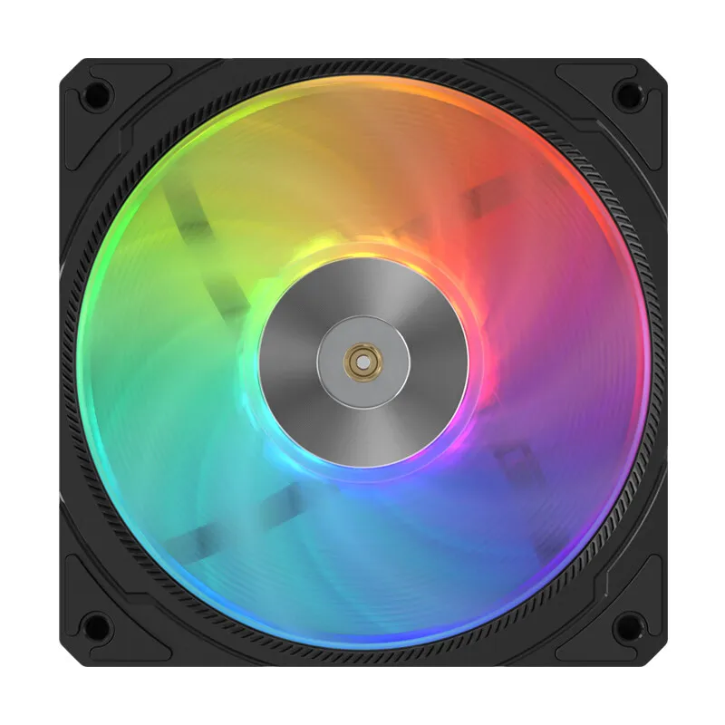 SliverStone Q120 hamberger case fan 120mm fan 12cm ARGB fan high performance PWM 4pin fan computer gaming fan diy play