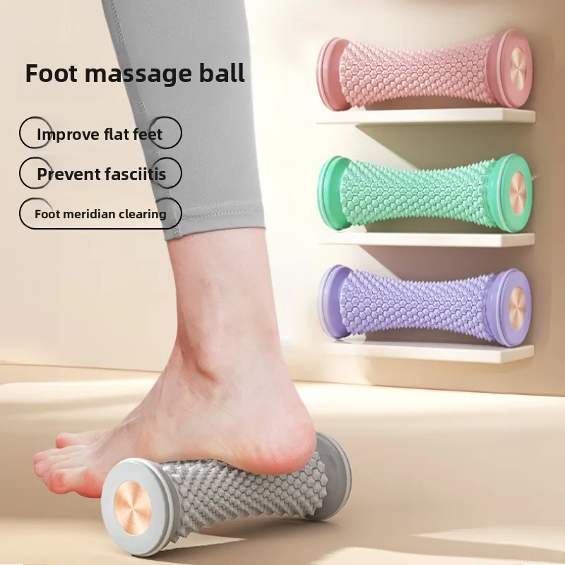 

Plantar Massage Roller Yoga Ball Foot Roller for Muscle Relaxation and Fascia Relief Multi Purpose Foot Massage Tool
