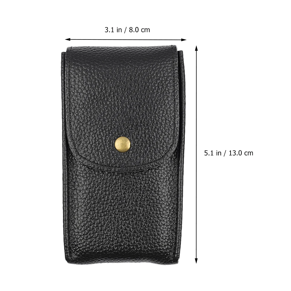 

Watch Case Portable Storage Bag Travel Organizer Pouch Black Color For Men Women Luxury Smart Watch Container