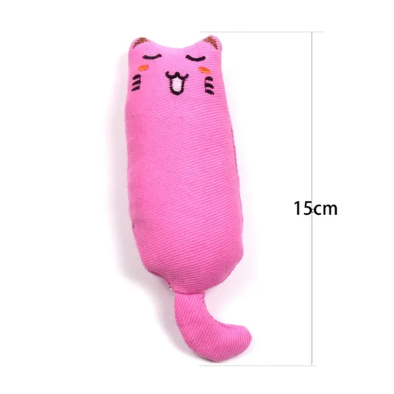 Catnip Toy Cats Products for Pets Cute Cat Toys for Kitten Teeth Grinding Cat Plush Thumb Pillow Pet Accessories