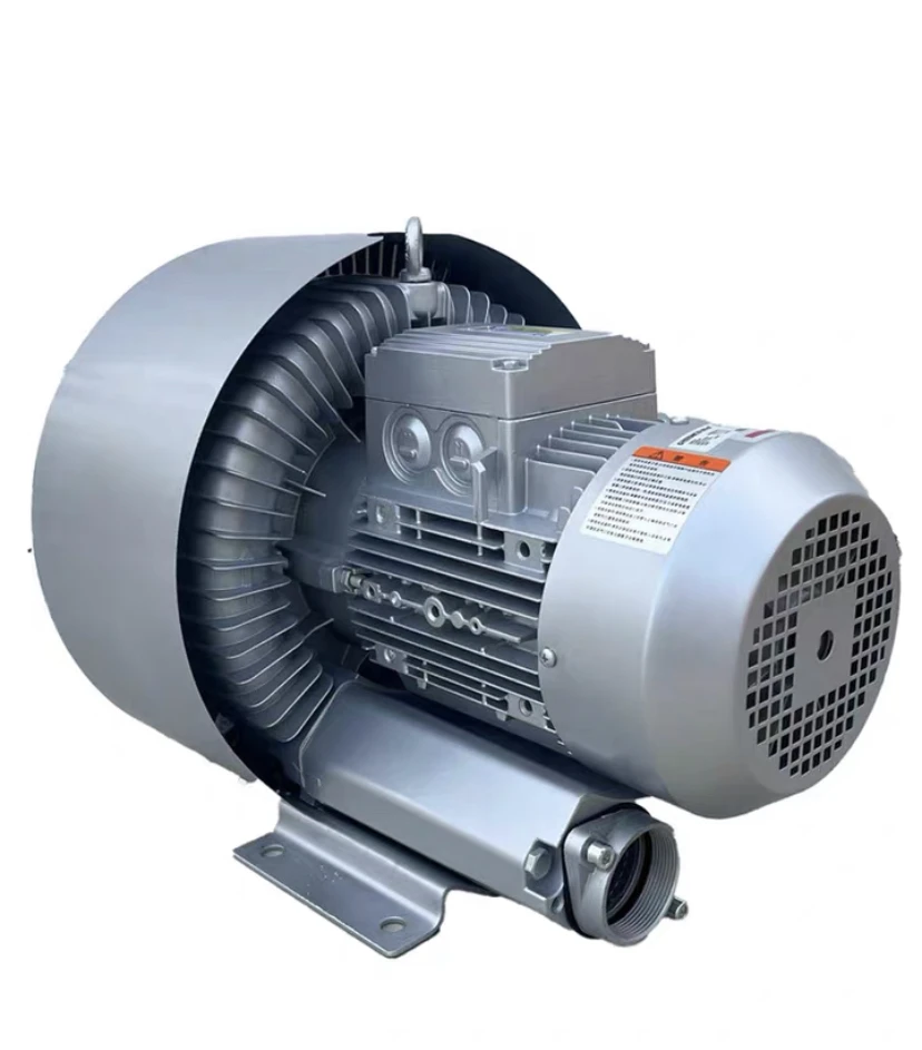 Blower Double Impeller High Pressure Fan 2RB-420-7HH46 2.2KW Double Stage Whirlpool Air Pump Aeration Air Blower