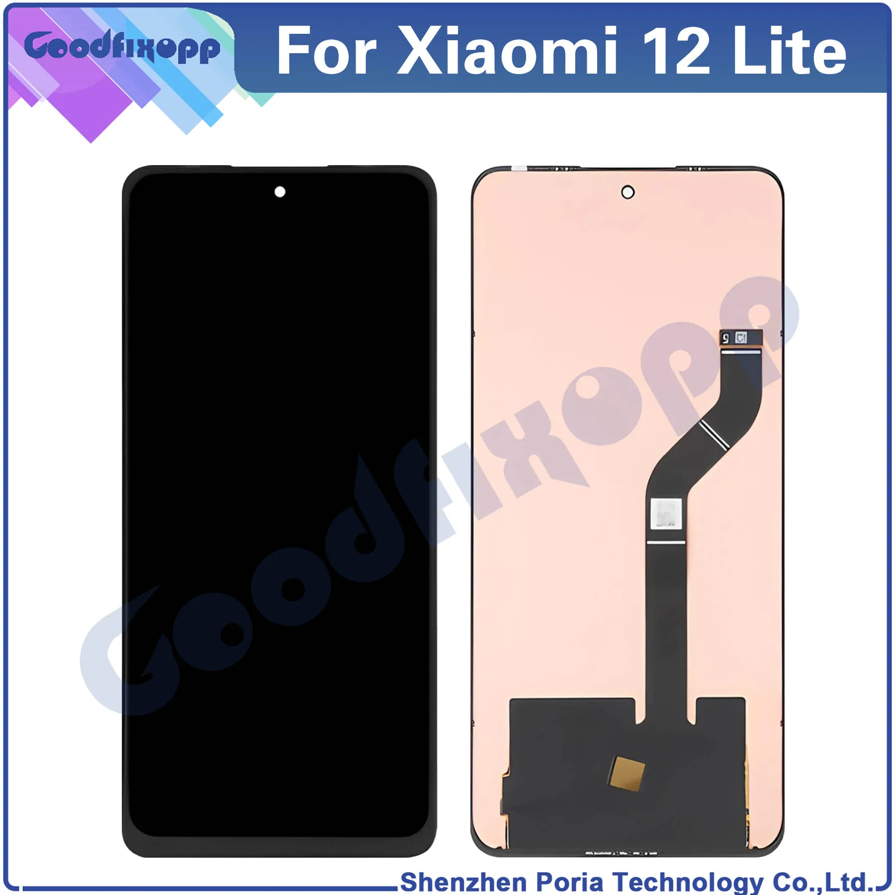 For Xiaomi 12 Lite LCD Display Touch Screen Digitizer Assembly For Mi 12Lite Repair Parts Replacement