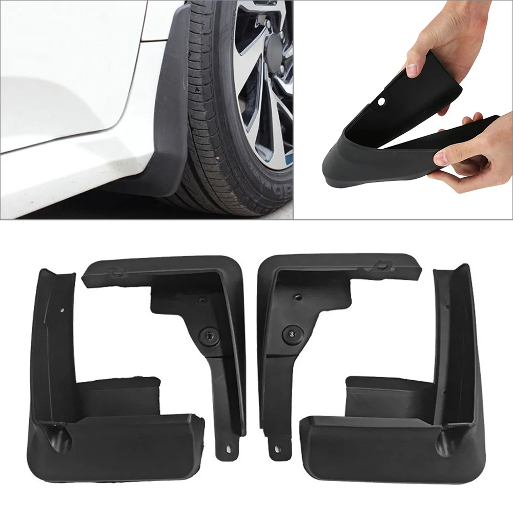 4pcs/Set Car Splash Guards For Toyota Corolla E210 Sedan 2020 2021 Front Rear Left Right Mud Flaps Mudguards Mudflap