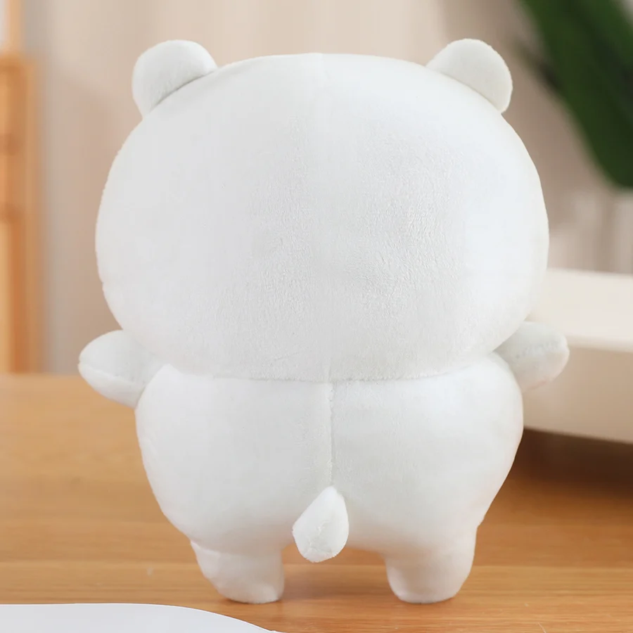 12/22/30cm Cute Self-deprecating Bear Soft Stuffed Doll Kawaii