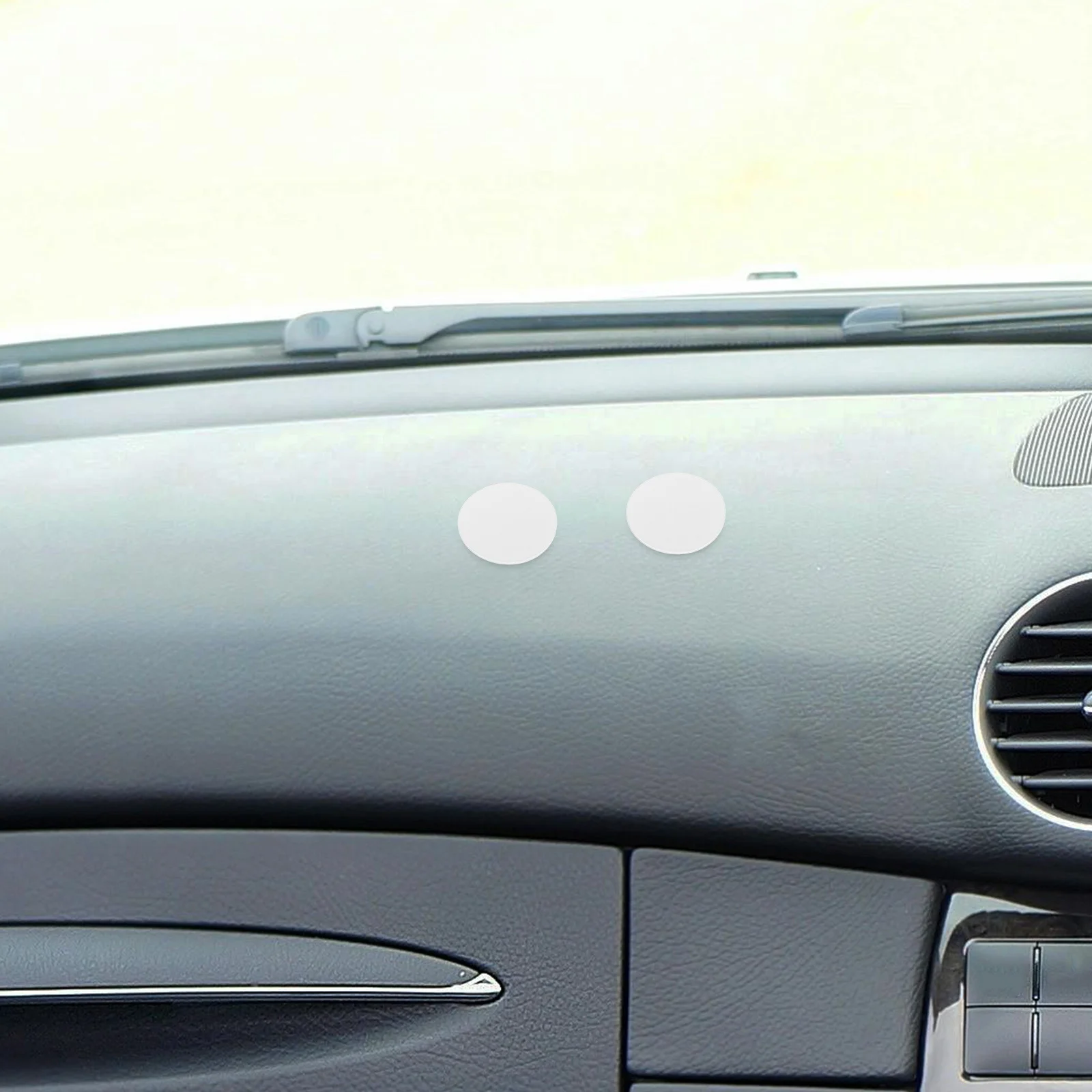 30 قطعة منصات لاصقة على الوجهين عالية التصاق مستديرة لسيارة تنفيس الهواء مقاطع العطور لا علامة داش كام الهاتف جبل اكسسوارات السيارات