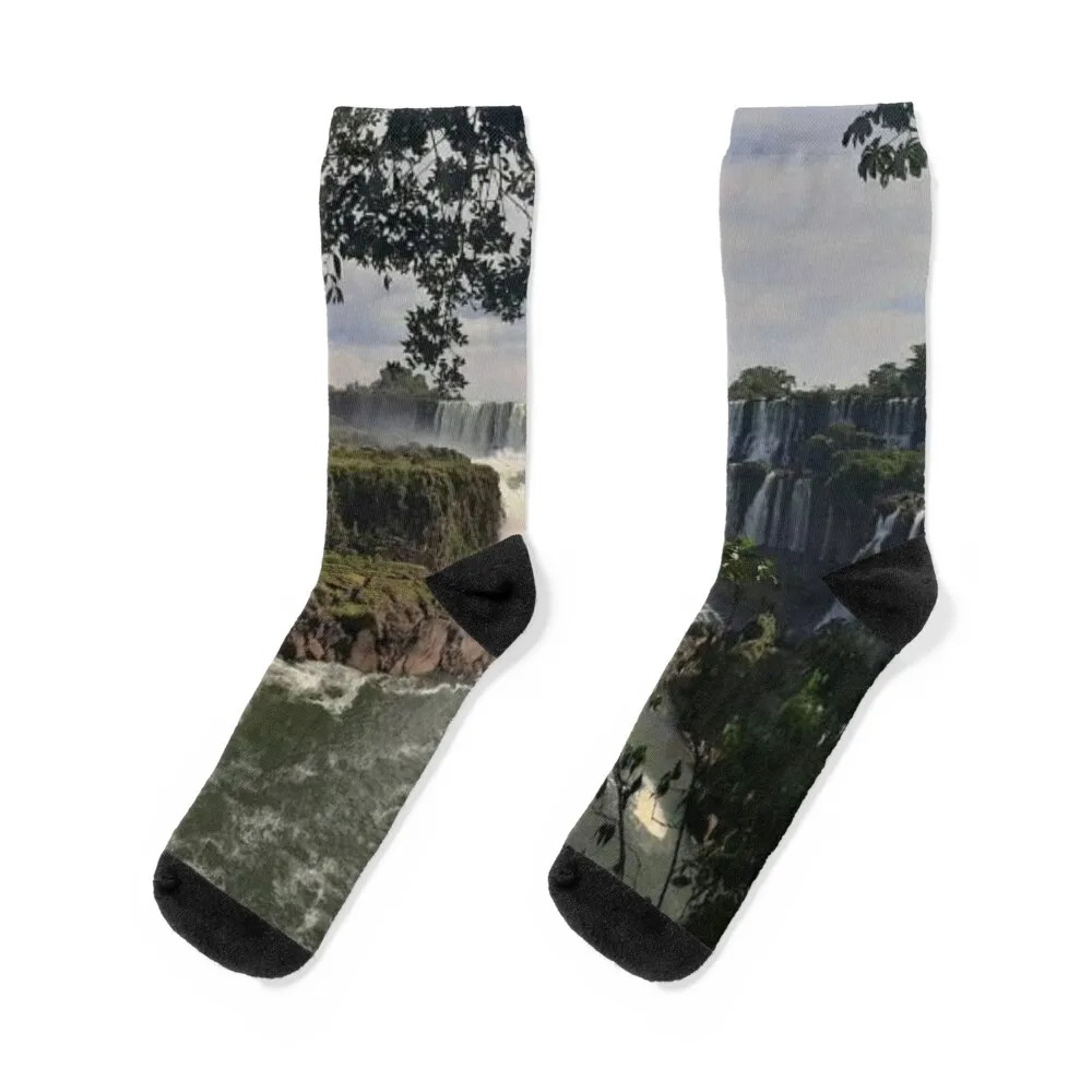 

Iguazu Falls Socks New year's funny gifts sport Stockings man Boy Child Socks Women's