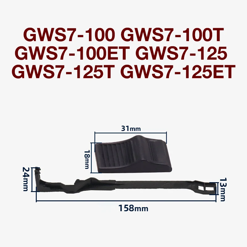 GWS7-100 Switch Pusher Puller Accessories for Bosch GWS7-100 T ET GWS7-125 T ET Angle Grinder Pusher Puller Anchor Replacement