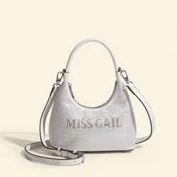 Famous Fashion Clutch Bag Lady Dinner Bags Trend Custom Purses Messenger Handbags For Women With Rivet Diamond And Pearl