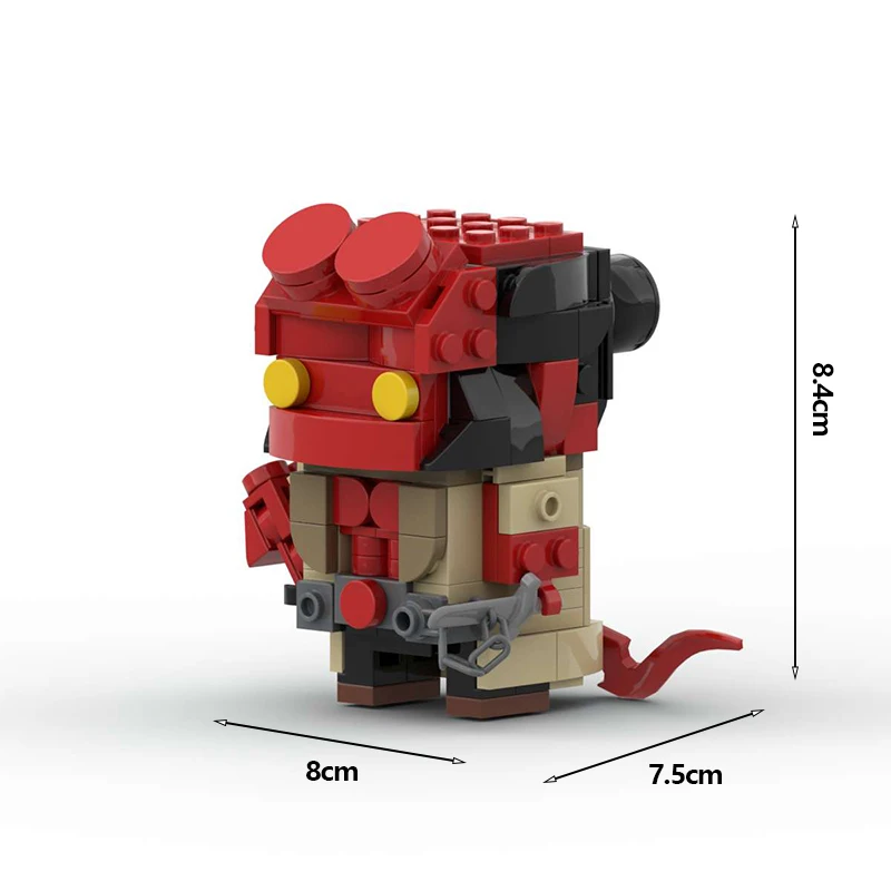 Moc purgatorio lord hellboy building block assembly regalo modello giocattolo creativo