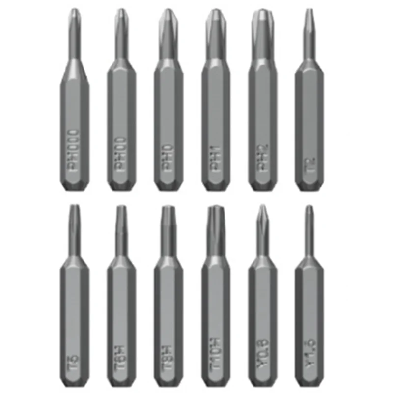 A53Q-Mini conjunto de chave de fenda elétrica 28 em 1 chave de fenda de precisão magnética para telefone portátil - B