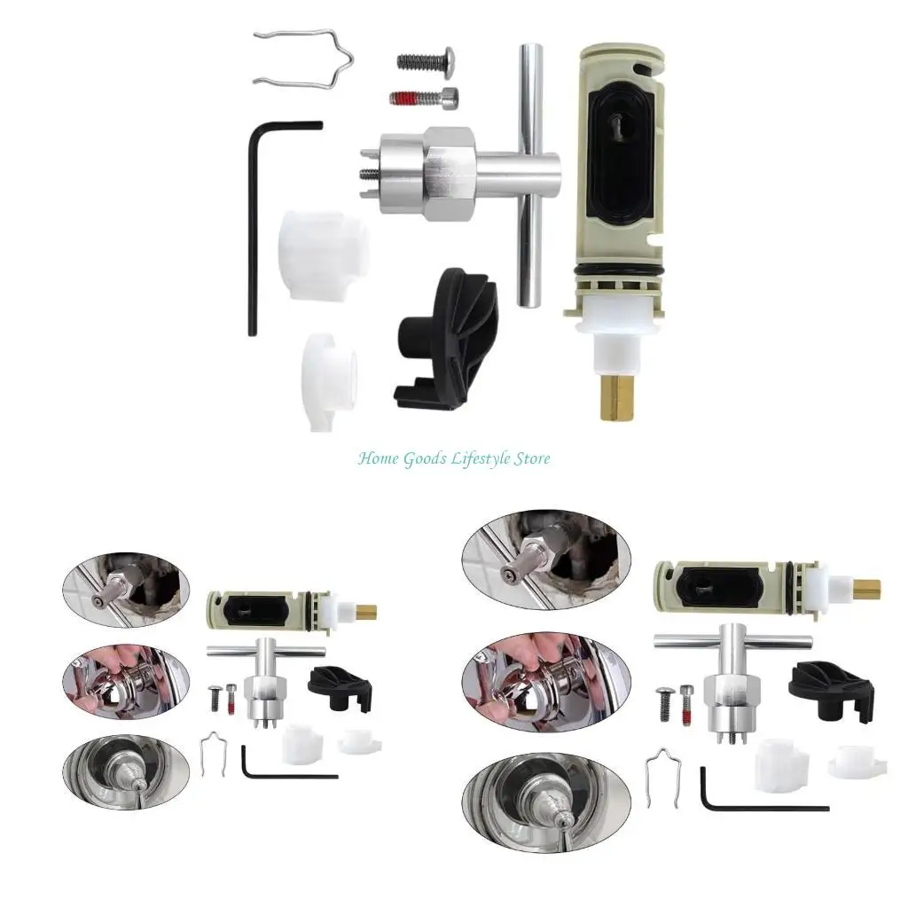 

E74e смеситель замены латунных картридж наборы для душевых ванн клапанов замена картриджа легко для установки для установки