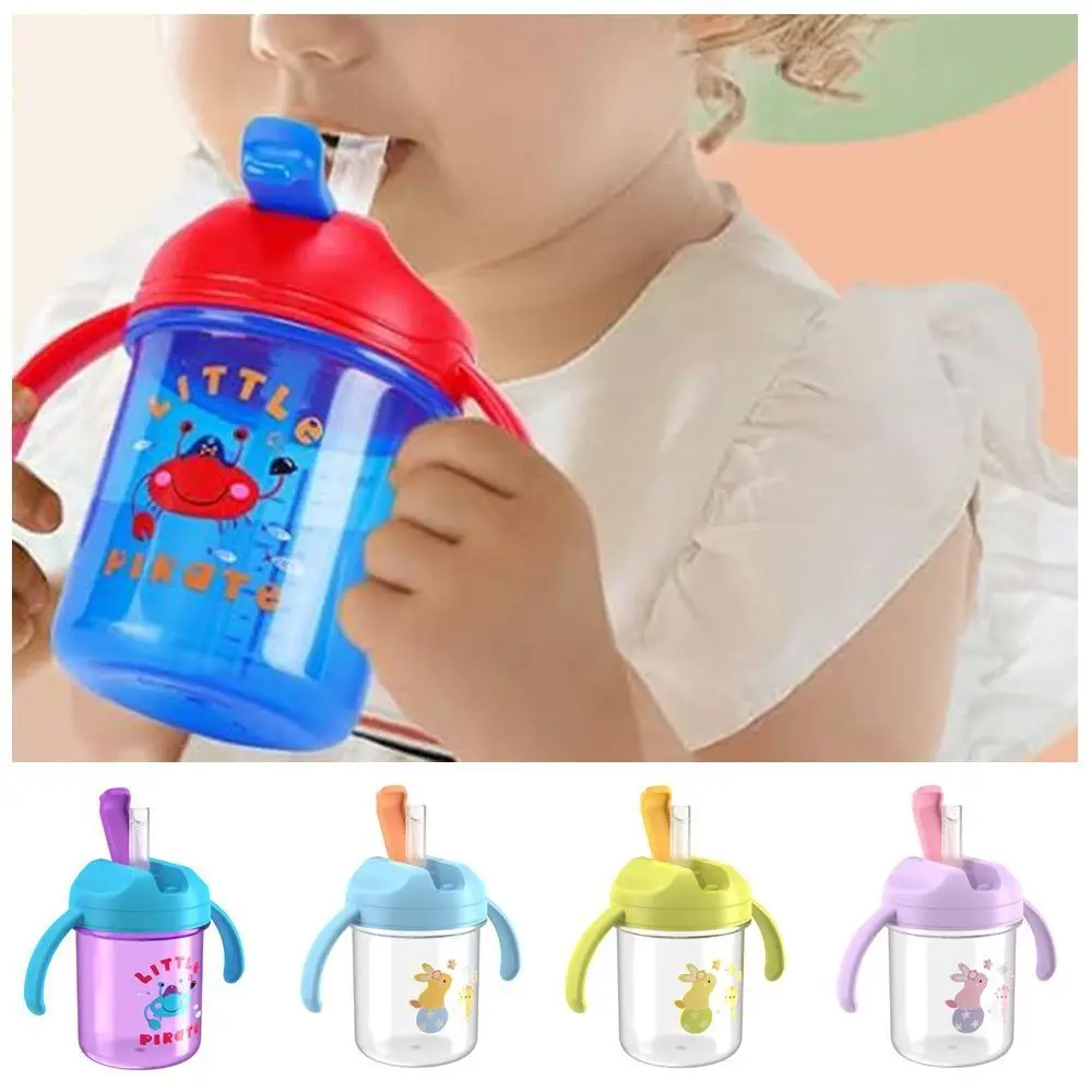 

Новинка с соломенной детской чашкой, 280 мл, водонепроницаемые бутылки для воды, соломенная чашка из пищевого полипропилена