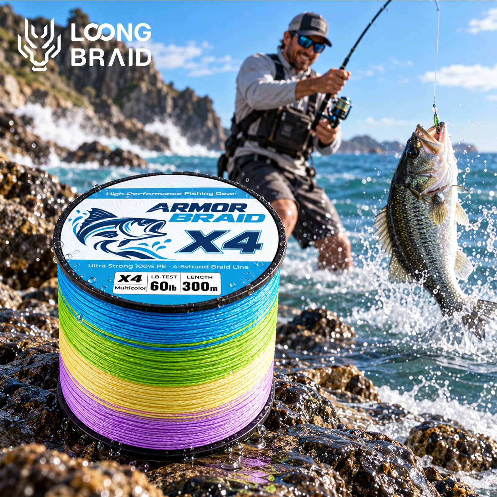 LOONGBRAID – 4-splotowa żyłka  – Freshwater Line recenzja i cena