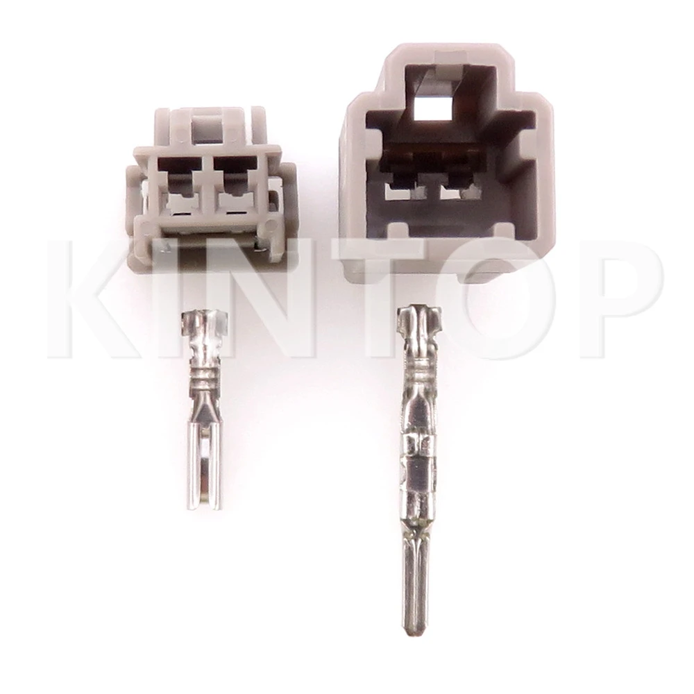 1 Set 2 Pins Automotive Wiring Harness Male Female Unsealed Socket AC Assembly For Honda 6098-0240 6098-0239 Car Trunk Lock Plug - Image 3