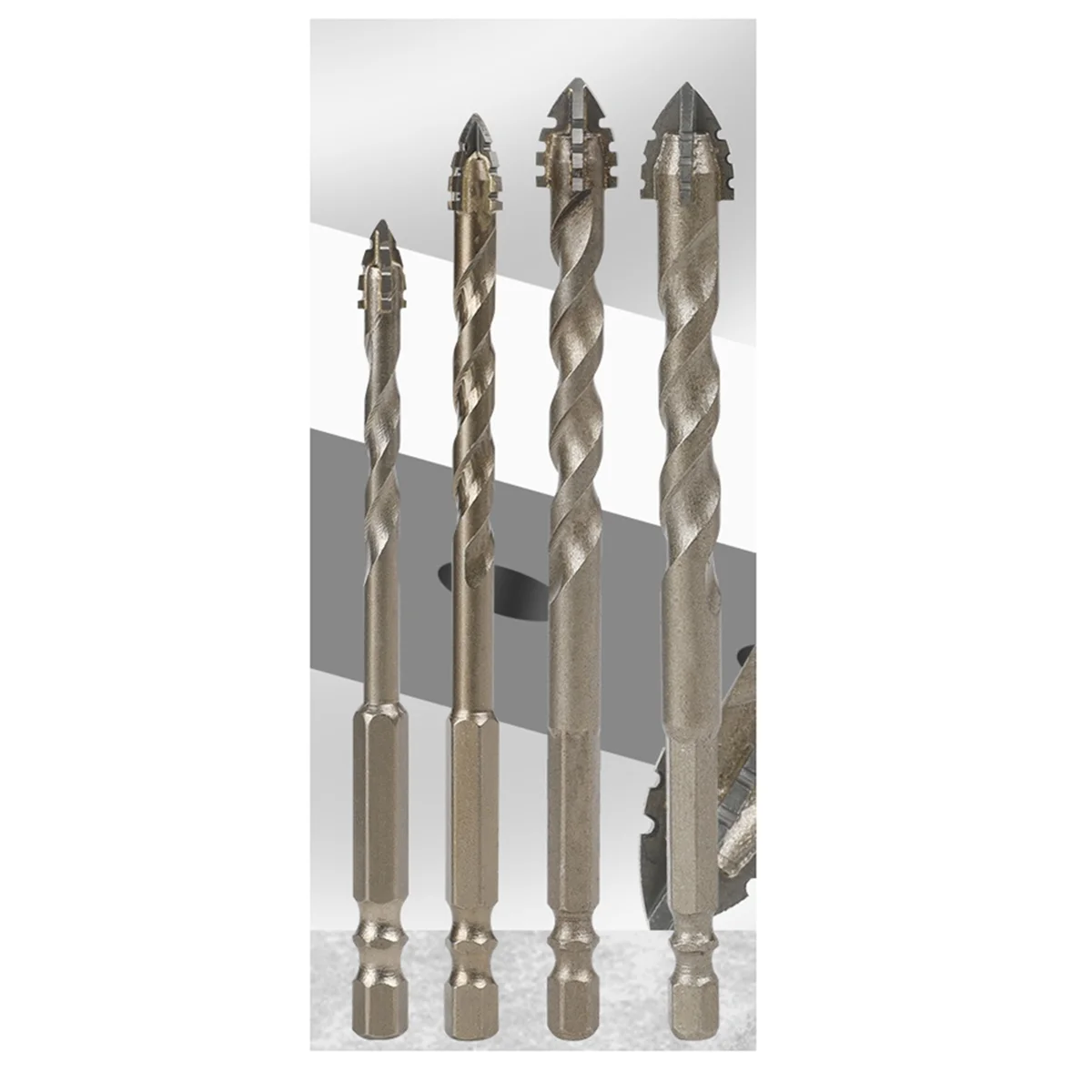 

Y31A 10 шт., четырехгранное эксцентриковое сверло, шестиугольное пилообразное сверло, набор сверл из сплава, инструмент для сверления высокой твердости