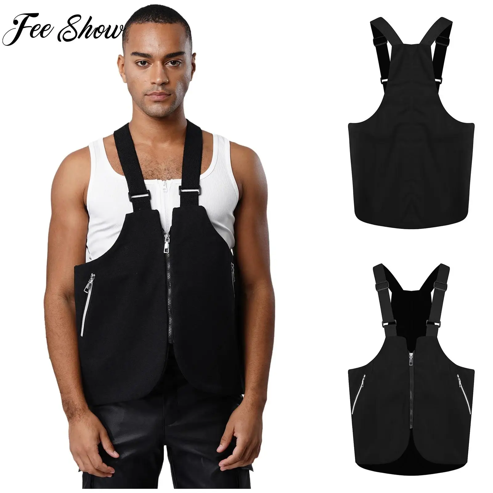 

Womens Mens Running Vest Bag Quick-drying Sports Outdoor Top Lightweight Multi-Pocket Backpack for Hiking Cycling Skateboarding