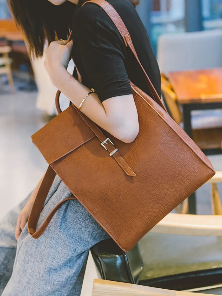 2026 New Top Layer Cowhide Backpack Women's Backpack Large Capacity Genuine Leather 14 Inch Commuting Student Computer Backpacks