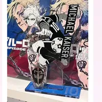 Michael Kaiser Acrylic Stand Blue Lock Black White Manga Style Figure Desktop Display Accessories Anime Goods Collection Gift