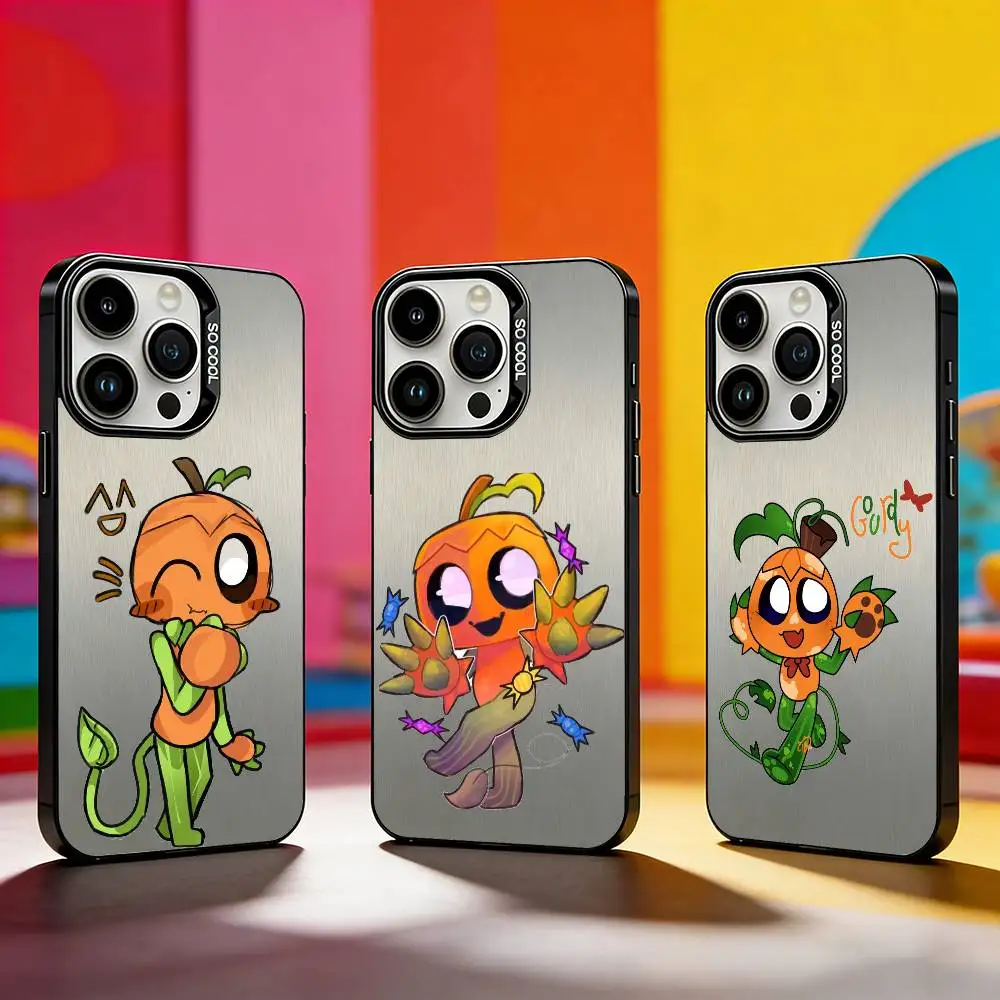 

Gourdy D-Dandys W-World Phone Case For iPhone 17,16,15,14,13,12,11 Plus,Pro Max,XS,Colored silver phone case