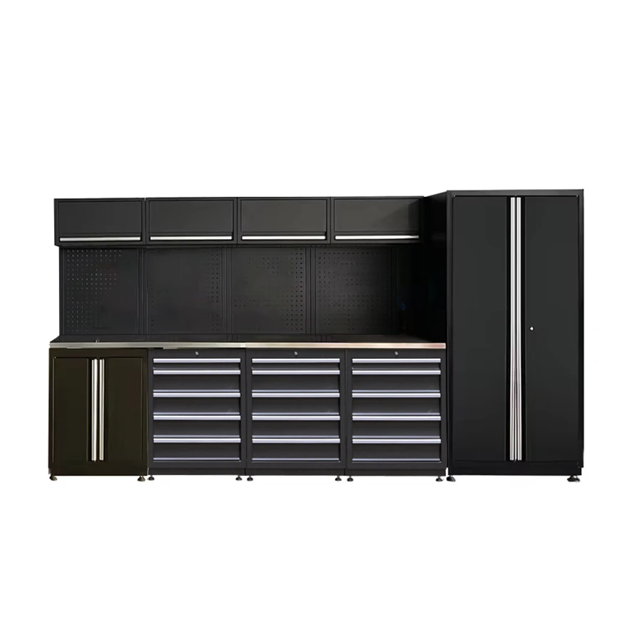 Customizable Modular Heavy-Duty Steel Garage Workstation Workshop Tool Cabinet Storage Workbench Cabinet With Oem Support