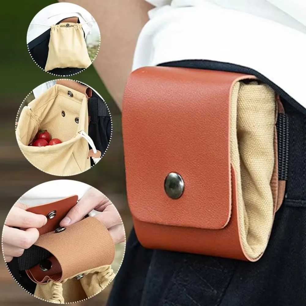 Многофункциональная уличная поясная сумка из искусственной кожи, складная сумка для хранения, спортивная сумка-органайзер