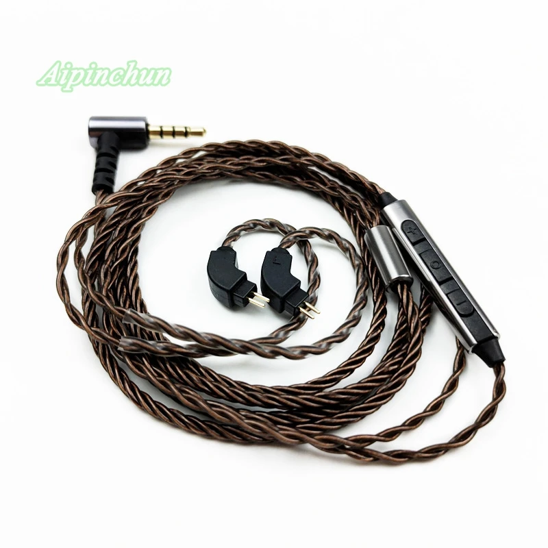 Kabel Pengganti 2pin 0.78Mm untuk Weston 1964 UE3X UE18 W4R UM3X ES5 TFZ0 X6 IM2 Earphone 3.5Mm Jack Kabel Headphone dengan Mikrofon