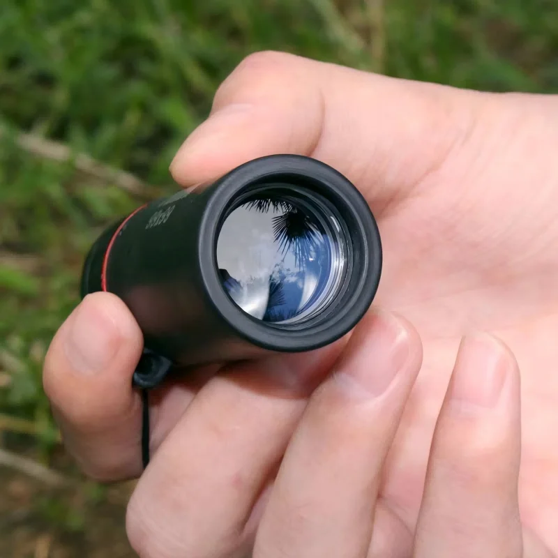 New mini telescope monocular HD handheld portable camping hunting observation scope image 2