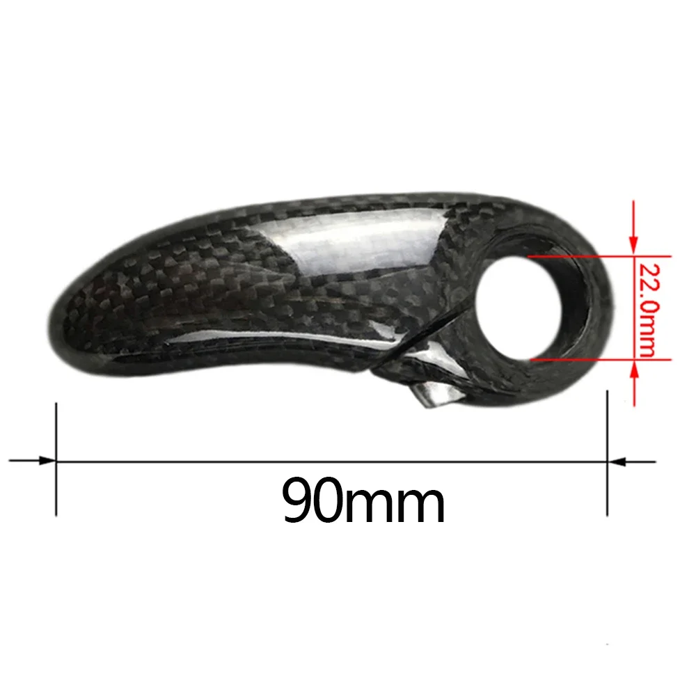 Mountain Bike Vice Handle Meat Ball Small Vice Handle Rest Handle Pay 3K Horn Handle Full Carbon Fiber Bicycle Vice Handle