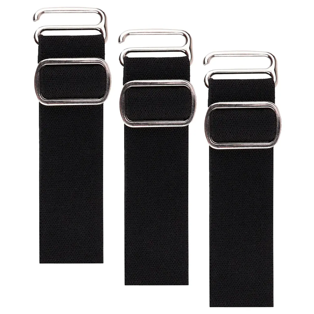 

3pcs Hat 2.5cm Silver Buckle Adjustable Cap Extender Cap Extension Strap Replacement for Fishing Hats Thickened