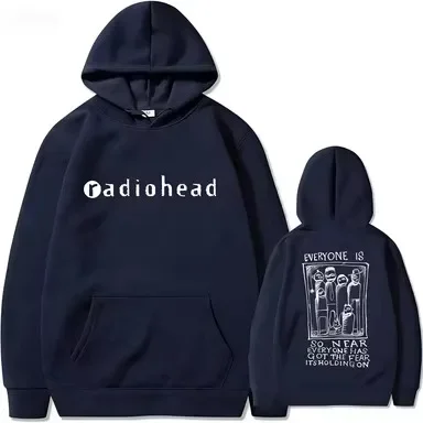 Unisex-Hoodie mit Radiohead-Rockband-Print, lässiger Sweatshirt, Retro-Herren-Pullover im Gothic-Streetwear-Stil für Herbst und Winter. – Detail 14