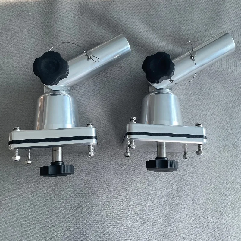 Adjustable Top Base Mount Outrigger Holder for 1-1/2" 1.5 Inch 39mm Pole Stainless Waterproof Saltwater Fishing Portable