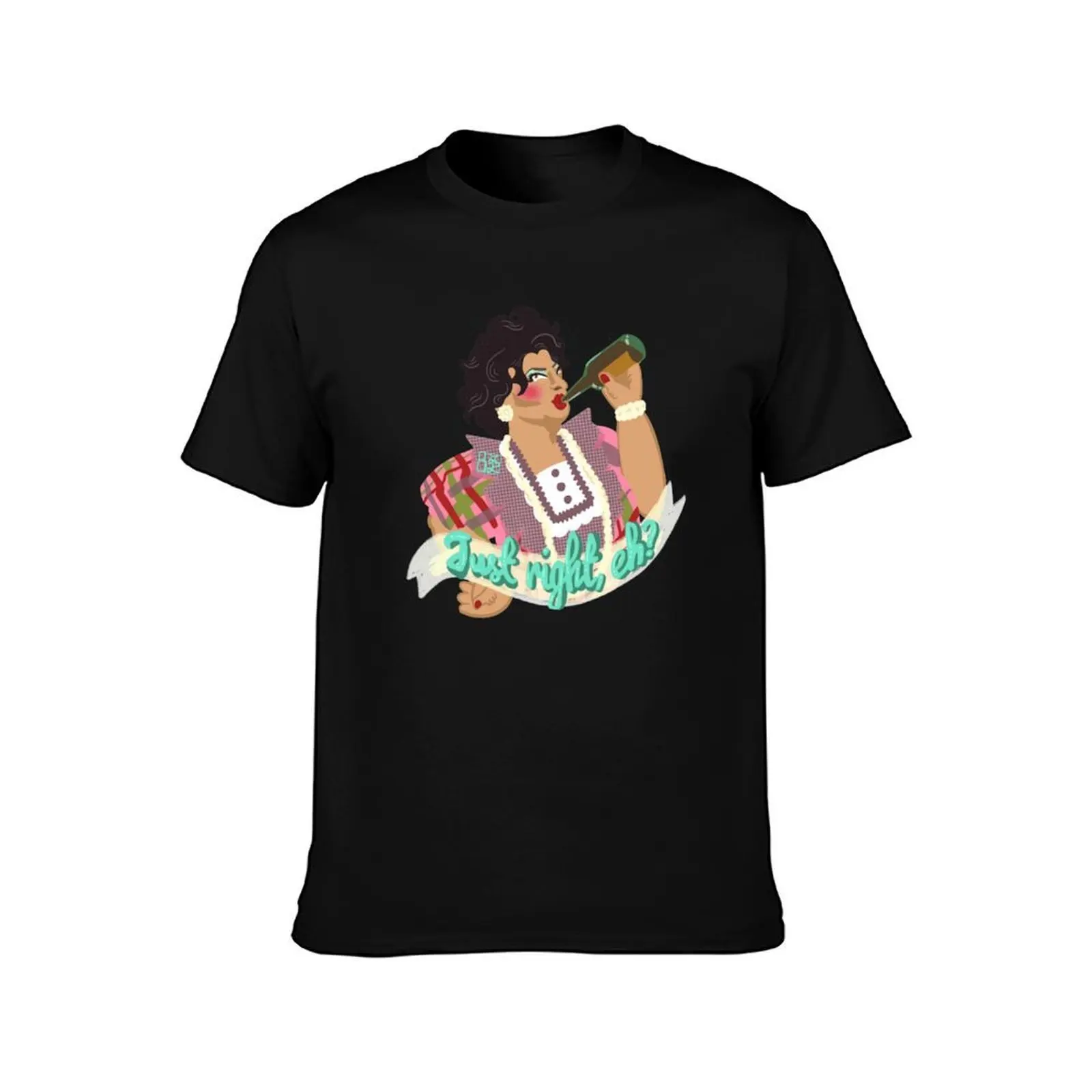 Aunty Marialani T-Shirt, Summer Casual Cotton Tee, Oversized Streetwear Tops, Vintage Graphic Print, Loose Fit Short Sleeve