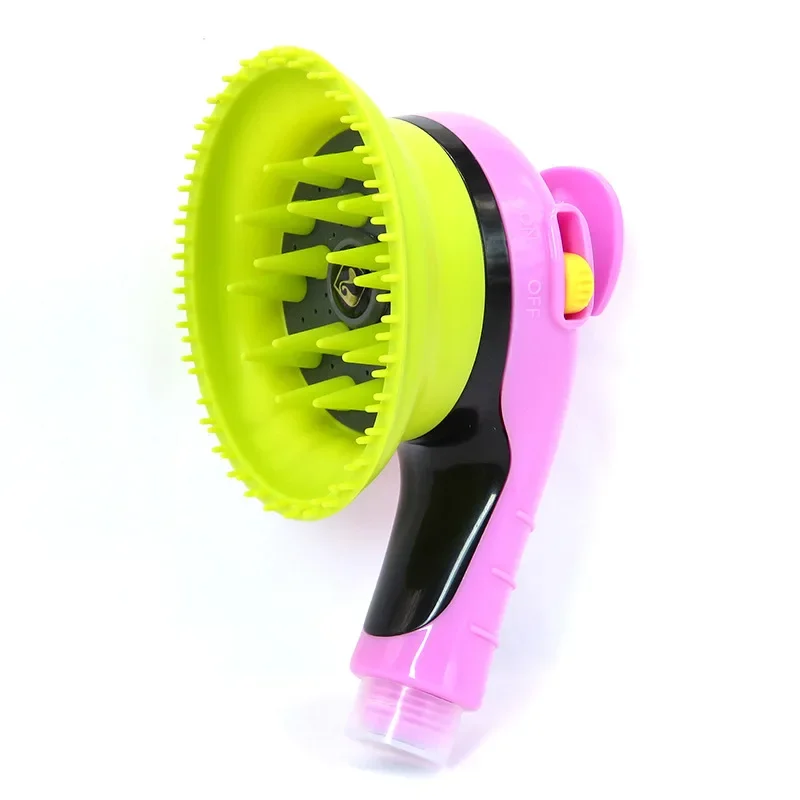 

Pet Rain Shower Dog Bath Brush Pet Bather Cat And Dog Soft Massage Shower Head Bath Brush Hair Beauty Cleaning Supplies