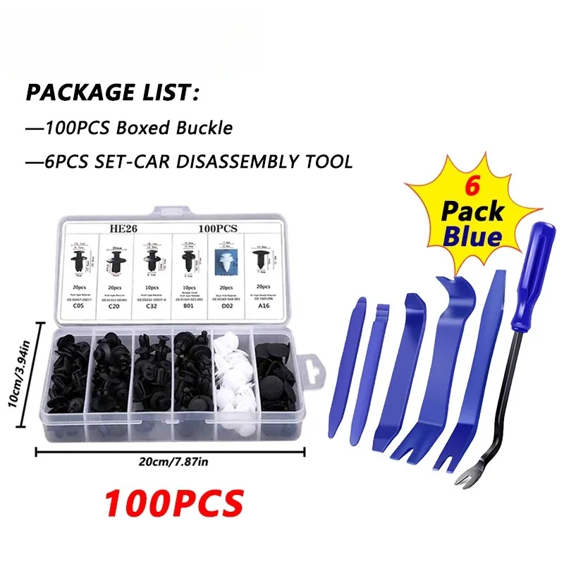 Juego de Herramientas Manuales para Coche, Kit de Desmontaje de Coche, Herramienta de Reparación de Estéreo, Herramienta de Reparación de DVD, Herramienta de Extracción de Tablero, Herramienta para Paneles de Plástico Interiores