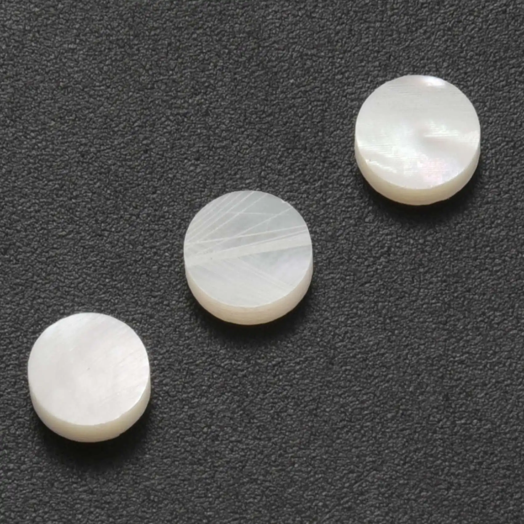 12 White Mother of Pearl Luthier Dots Inlay Fret Side Marker 6mm HOT