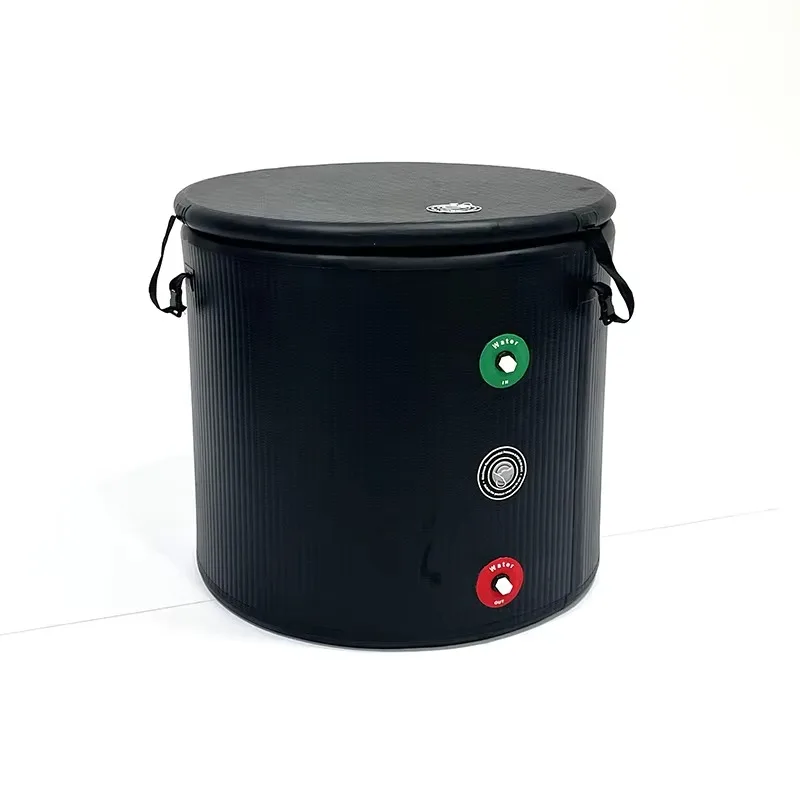 

Xiangyin High Quality Customizable Durable Round Ice Bathtub With Inflatable Cover